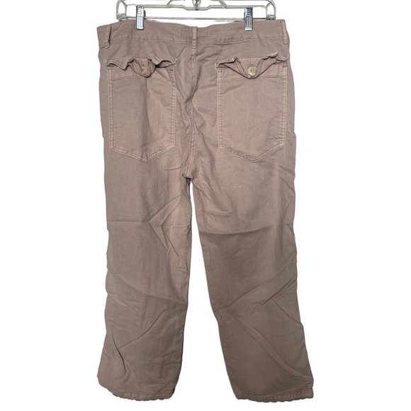 THE GREAT. Blush Ric Rac Cropped Pants - Picture 5 of 12